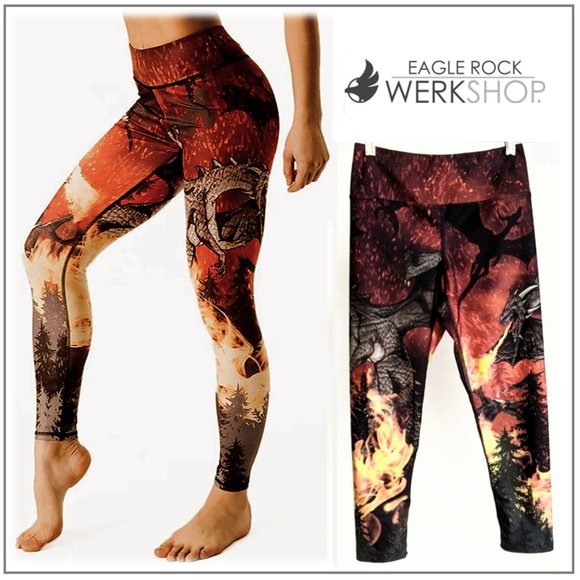 WERKSHOP Pants - Eagle Rock WERKSHOP Dragon Leggings